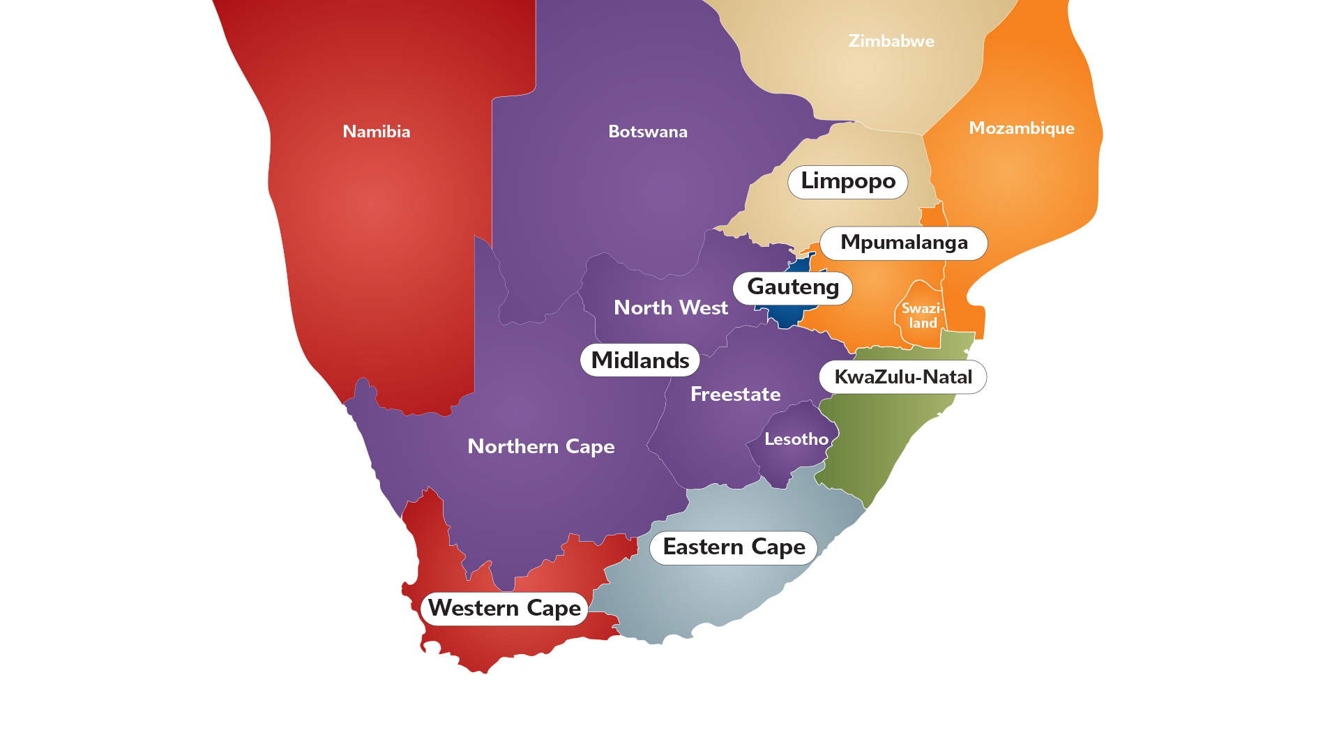 <p>In 2017 there were seven Unisa regional centres or 'hubs' in full operation.  Eastern and Western Cape, Gauteng, KZN, Midlands, Limpopo and Mpumalanga, with regional head offices in East London, Cape Town, Sunnyside (Pretoria), Durban, Rustenburg, Polokwane and Nelspruit respectively The hubs, in turn, were responsible for the operations of smaller service centres or agencies.  The regional hubs and service centres offered administrative and student (academic) support and advice, library services and career counselling.<br /><br />The Unisa regional model represents a remarkable venture to bring university education to students across the country, especially those in more remote and rural districts.</p>